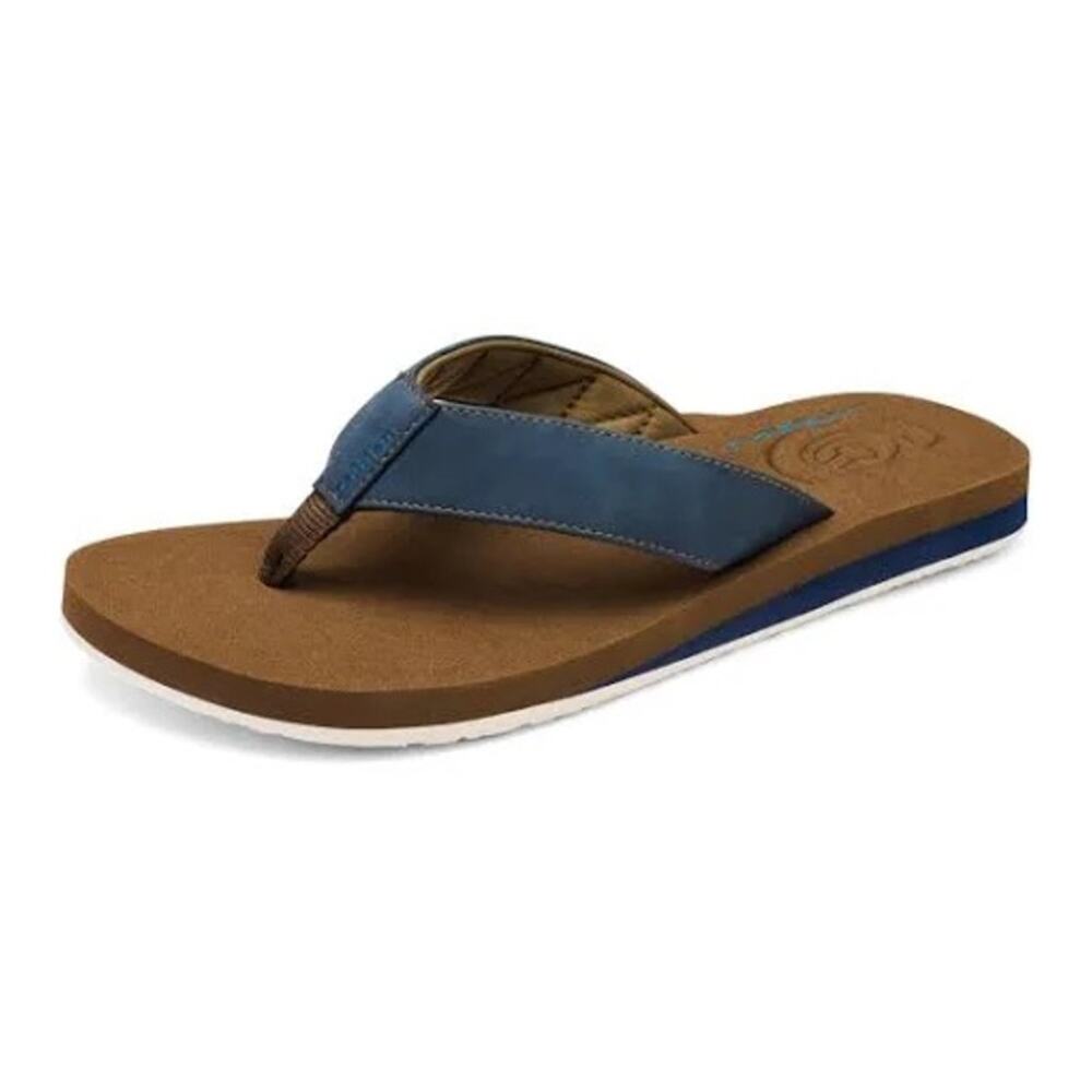 Cobian Men's Sandal Floater 2 Flip Flop Arch Support Blue Sz 9